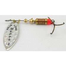 Alabalık Turna Döner Olta Kaşık - Mepps - Aglia Long Rainbo Söğüt Gri No:4