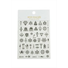 SiHako Geometri Tattoo Dövme Sticker