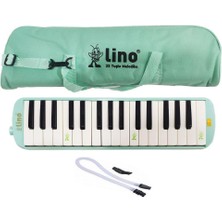 Storemax Uslucanmarketplace Lino Melodika 32 Tuşlu Bez Çanta Pastel Yeşil