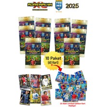 Fıfa 365 Adrenalyn Xl 2025 Futbolcu Kartları 10 Paket (60 KART)