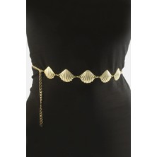 SiHako Istiridye Metal Zincir Kemer