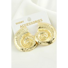 SiHako Yuvarlak Metal Küpe