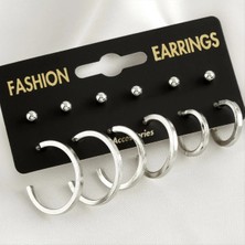 SiHako 12 Adet Ezme Halka Küpe