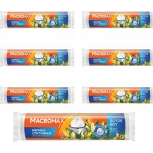 Macromax  Büzgülü Hanımeli  Çöp Torbası Büyük Boy - 10'lu x 7