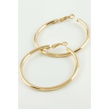 SiHako Boru Kalın Halka Küpe 4,5 cm