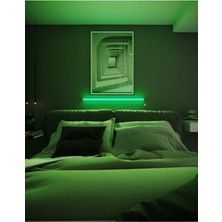 Allians Rgb LED Lambader, Kumandalı, Minimalist, Animasyonlu, 256 Renkli Köşe Lambası