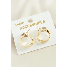 SiHako 3 Sıra Halka Küpe