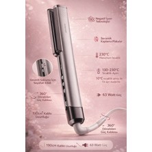 Özbience Saç Düzleştirici, 13 Kademeli Sıcaklık, Iyon ve Seramik Kaplama