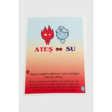 SiHako Ateş Su Bileklik Kartı