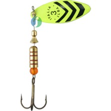 Alabalık Turna Döner Olta Kaşık - Ilba Sergente 58634 - Fluo/siyah - No:4