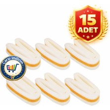 Nistabolje 15 Adet Yapışkanlı Kapı Altı(Eşik) Bandı Isı Yalıtım Süngeri (90 CMX15)