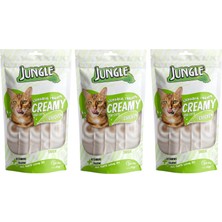 Jungle Kedi Krema Ödül Maması Tavuklu 3 Adet (1X70GR PAKET İÇİ 5 TÜP)