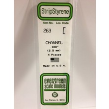 Evergreen 263 2,5*355 mm U PROFIL-4ADET -Beyaz