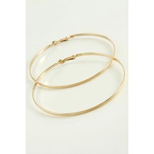 SiHako Noktalı Metal Halka Küpe 9-10 cm