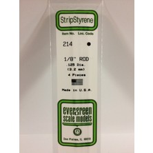 Evergreen 214 3,20*355 Mm Yuvarlak Cubuk-4 Adet -Beyaz