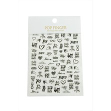 SiHako Sonsuzluk Kalp Tattoo Dövme Sticker