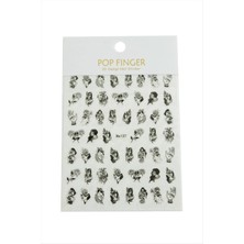 SiHako Gül Kız Tattoo Dövme Sticker