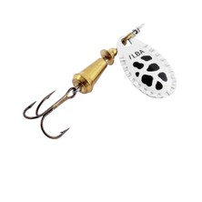 Alabalık Turna Döner Olta Kaşık - Ilba Spark Eco 95AN2 - Gümüş/siyah - No:2