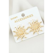 SiHako Güneş Metal Küpe