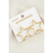 SiHako Yıldız Yeni Sezon Metal Küpe