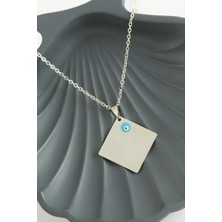 SiHako Altıgen Isim Yazılabilir Kolye