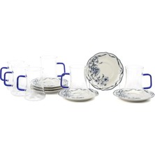 Mikasa Moor Luna Blue 6lı Çay Bardak Seti