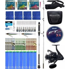 Yek Outdoor Hazır Tekne Oltası Seti Shimano Kamış Alivio Boat 1,50M 200G 1+1pc&okuma Wave Power WP-6000A1 Olta Makinesi