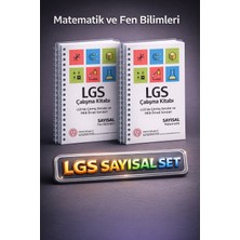 Yetsis Yayınları 2026 8.sınıf Sayısal Set Lgs Meb Çalışma Soruları ve Çıkmış Sorular, Iki Kitap Bir Arada, Matematik ve Fen Bilimleri, 2026 Güncel Içerik ve Renkli Baskılı, Helezon Spiral Ciltli