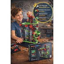 Toyfest Fischertechnik Dynamic M 557 Parça Bilyeli Parkur Yapı Seti Stem 7+ 4 Model