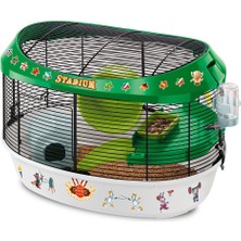 Storemax Uslucanmarketplace Ferplast Hamster Kafesi, Stadyum Kemirgen Kafesi, Küçük Hayvan Kafesi, Hamster Aksesuarı Dahil, 50 x 34 x Y 33 Cm.