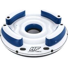 Toyfest Bestway Hydro-Force 4 Kişilik Koltuklu Yatak 256 x 256 cm 43536