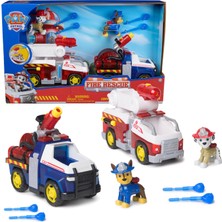 Toyfest Paw Patrol Itfaiye Fire Rescue 2'li Araç Seti | Chase & Marsha Figür + 4 Su Mermisi Hediyelik