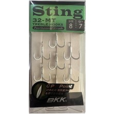 Bkk Sting-32 mt No:8 Üçlü Olta Iğnesi 7 Adet