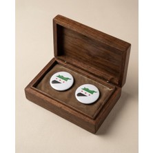 Zaytoon 2\'lu Suriye Haritası Içinde Yeni Bayrağı Yuvarlak Rozeti 44 mm A300025-02