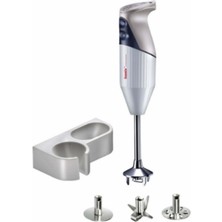 Bamix M200, Mono Pro-1 El Blenderı, 200W, Beyaz – Açık Gri