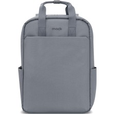 Storemax Uslucanmarketplace Mack MCE-1522 Nova Eco Çevre Dostu Laptop Sırt Çantası 15.6 Inç, Ykk Fermuarlı Bilgisayar Sırt Çantası, Kadın ve Erkek Günlük Çanta, Okul ve Iş Çantası, Gri