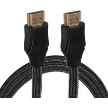 Epilons Fully G-507B 19+1 Pin V2.0 4K 60Hz 3 Metre Örgülü Gold Hdmı Kablo