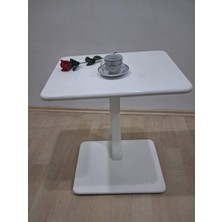 Bengi Ankara Mobilya Ufo C 90639 Dikdörtgen Sehpa Mdf Parlak Beyaz Koltuk Altı Tekerlekli  El Yapım