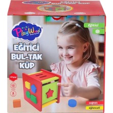 Ne Verelim Size Buğz ONY-411 Ahşap Eğitici Bultak Küp -Onyıl Oyuncak