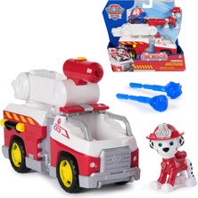 Toyfest Paw Patrol Fire Rescue Marshall Itfaiye Oyuncak Kamyon 20,3 cm | Figür 5 cm | Su Fırlatıcı 2 Mermi