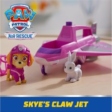 Toyfest Paw Patrol Air Rescue Skye Kurtarma Uçağı Seti Pençeli Sepetli 6 cm Figür + Tavşan