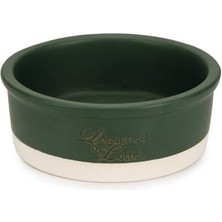 Storemax Uslucanmarketplace Beeztees Dbl Köpek Mama Su Kabı, Seramik, Mat Yeşil, 13CM, 160ML