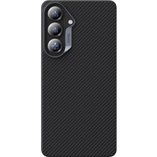 Galaxy S26 Uyumlu Kılıf Benks M-Safe Şarj Özellikli Magnetik Armorair 600D Kevlar Fiber Kapak Siyah