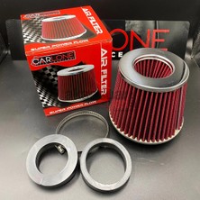 Carlone Opel Vectra B Açık Hava Filtresi Geniş Krom Başlı Kırmızı Renk-Süper Ses Yüksek Performans