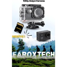 FaroxTech 1080P Su Geçirmez Aksiyon Kamerası – Maceralarınızı Ölümsüzleştirin - Sd Kart Hedıyelı !