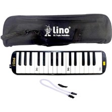 Toyfest Lino 32 Tuşlu Bez Çantalı Melodika Siyah