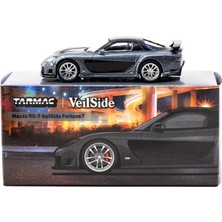 Toyfest Tarmac Works 1/64 Mazda Rx-7 Veilside Fortune7 Grey Metallic / Black