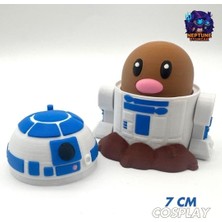 Neptune3D #0050 R2-D2 Diglett Pokemon Figürü (Star Wars)