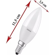 Allians 7,5W Sarı Işık E14 LED Mum Ampul 3'lü Set