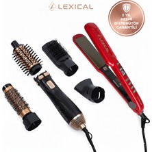 Özbience Çok Fonksiyonlu Hava Üflemeli Saç Şekillendirici ve Düzleştirici Seti